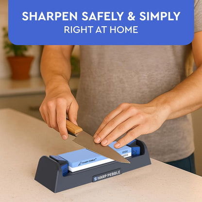Sharp Pebble Complete Whetstone Knife Sharpening Stone Kit – 1000/6000 Grit
