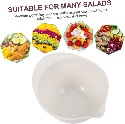 HEALLILY 1pc Quality Material Mixing Bowl Egg Mixing Holder Bowl Lid Kitchen Supply for Baking