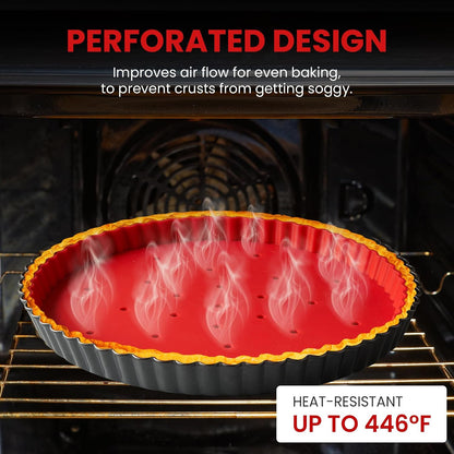 Pie Weights for Blind Baking 9" Tart Pan,Silicone Pie Weight for Baking Crust,Reusable Pies Crust Weights – for Pies/Tart/Quich– Food-Safe,Dishwasher Safe – Designed Exclusively for 9 in. Tart Pan