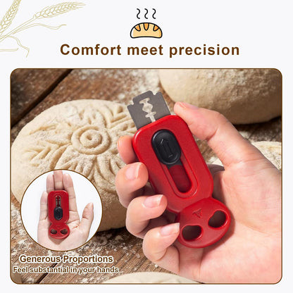 Magnetic Retractable Bread Lame,10 Replaceable Blades Dough Scoring Tool for Sourdough Baking