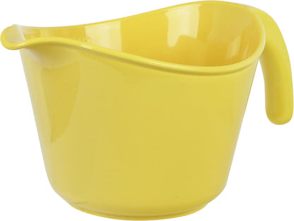 Reston Lloyd, Batter Bowl With Pour Spout, Non-Slip Base, Erogonomic Space Saving Detachable Handle, 2 QT Heavy Duty BPA-Free Microwave & Dishwasher Safe, Plum