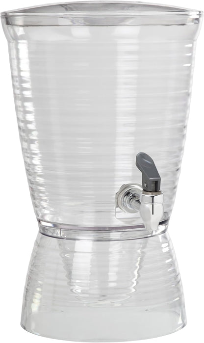 CreativeWare Bark Beverage Dispenser, 2.5 Gallon, Clear, (Pack of 1)