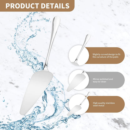 20 Pcs Stainless Steel Pie Server Cake Servers