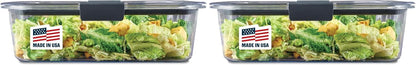 Rubbermaid Brilliance BPA Free 44-Piece Food Storage Containers Set Airtight Leak-Proof with Lids for Meal Prep Lunch and Leftovers