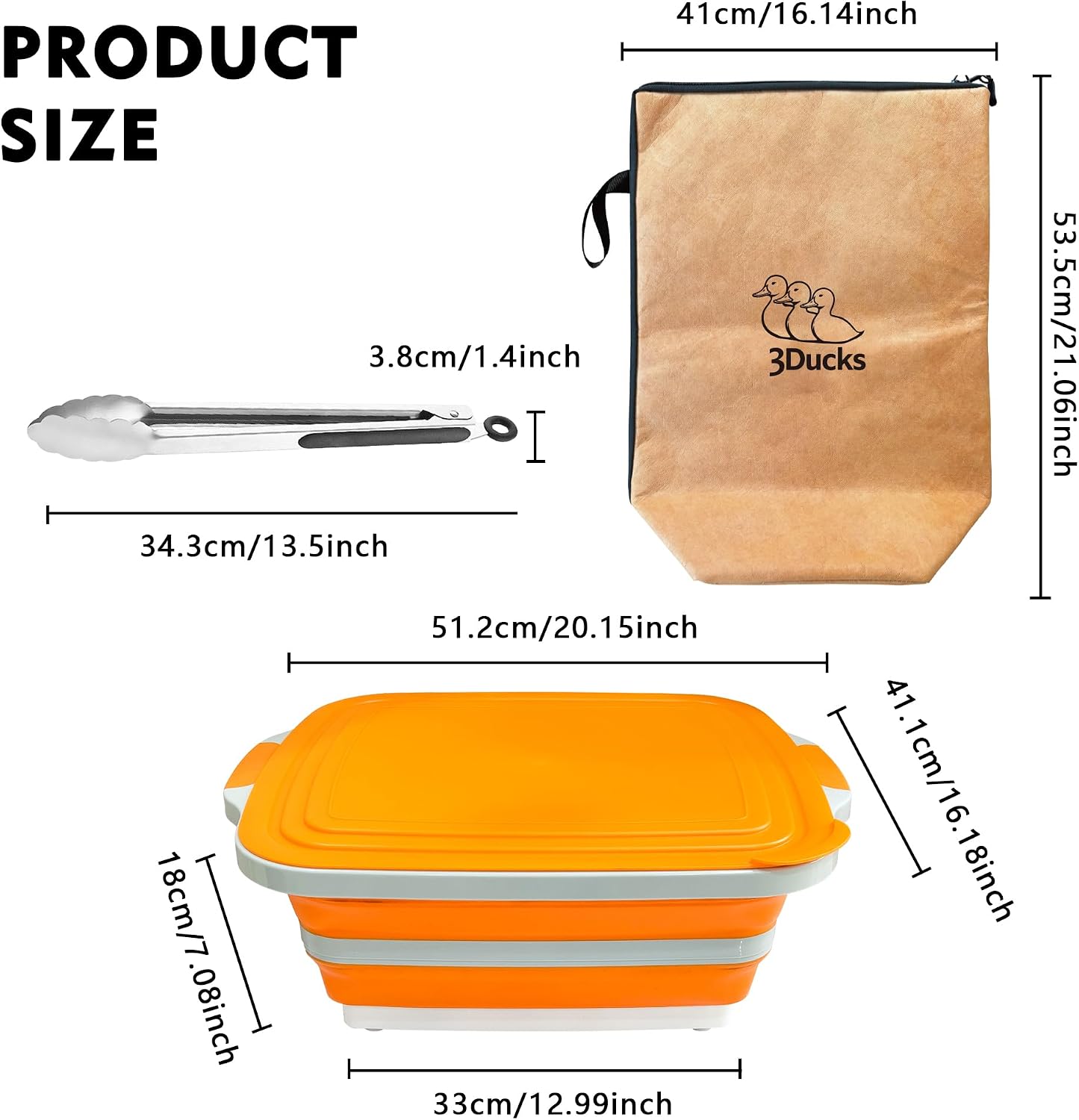 Collapsible BBQ Prep Tub 8L Black | Portable Meat Marinating Container with Locking Cutting Board Lid, BBQ Tongs, 2 Meat Shredding Claws & 2 Heat-Resistant Grill Gloves for Camping & Grilling