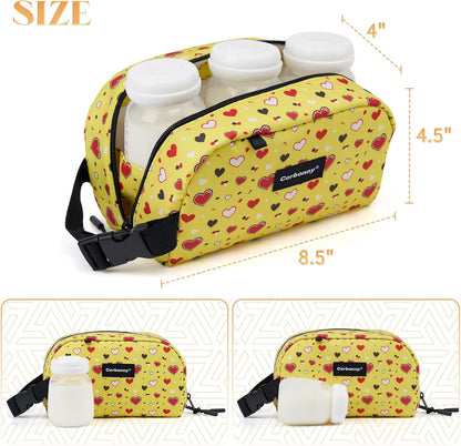 Cerbonny Freezable Cooler Bag for Work/School Travel - Mini Insulated Bag Fit For Yogurt