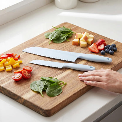 Mabor Plastic Lettuce Knife, 4Pcs Lettuce Knife to Prevent Browning