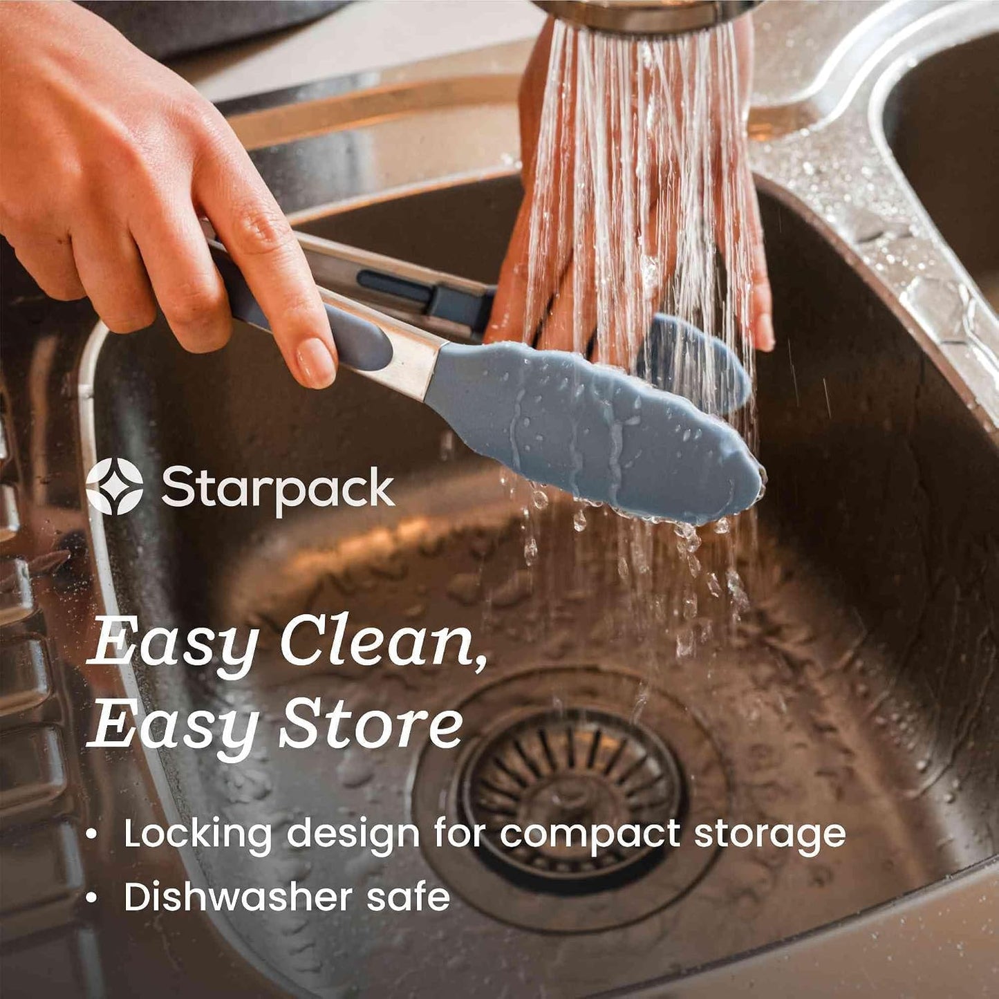 StarPack Premium Silicone Kitchen Tongs Set of 2 (9-Inch & 12-Inch) - Stainless Steel with Non-Stick Silicone Tips, High Heat Resistant to 480°F, For Cooking, Serving, Grill, BBQ & Salad (Cherry Red)