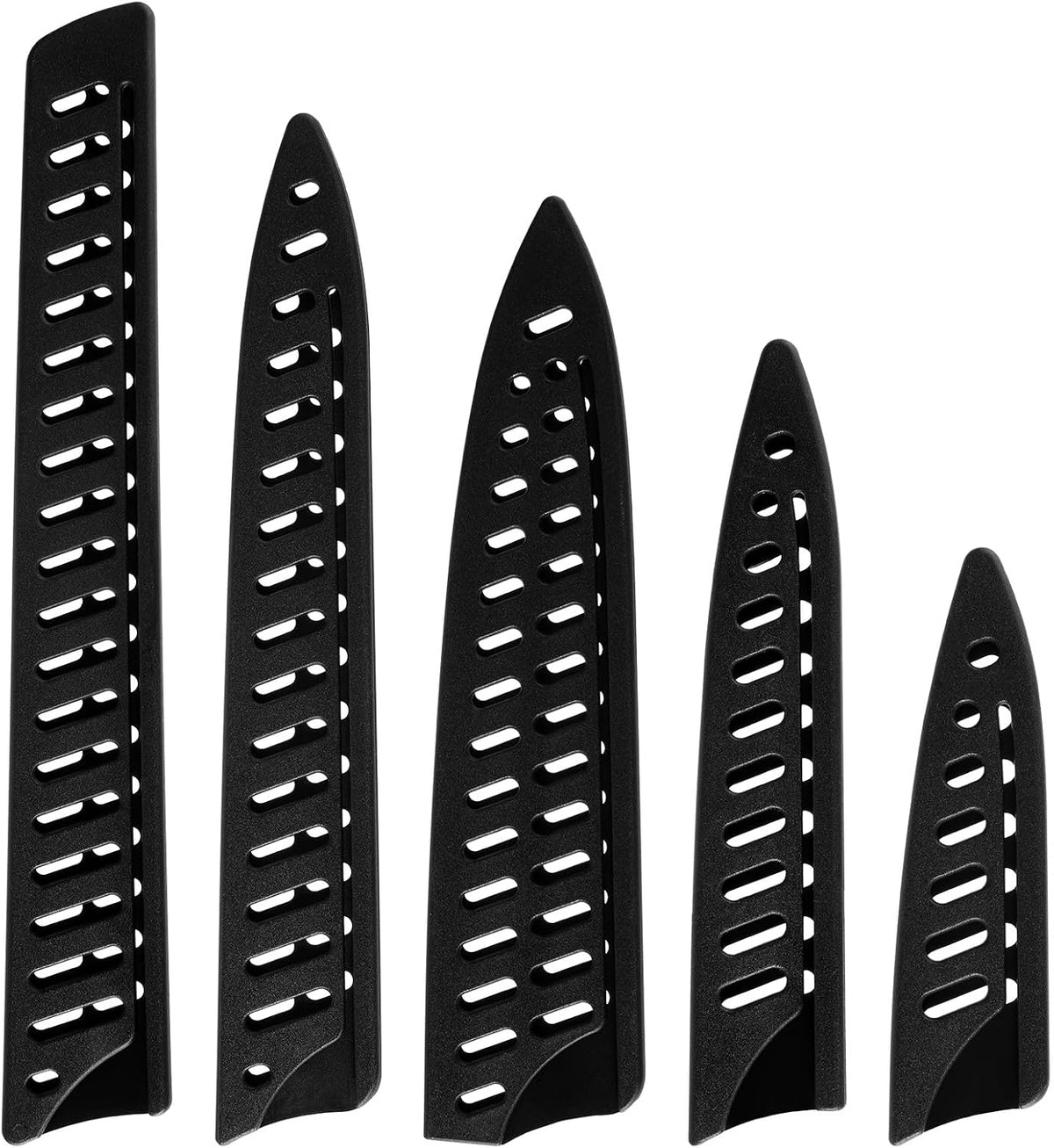 5Pcs Knife Sheath Plastic Chef Knife Protective Sleeves for Kitchen