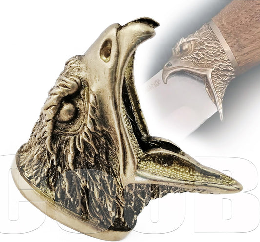 CooB Knife Finger Guard Bolster Pommel - Custom Knives Making Handle EAGLE