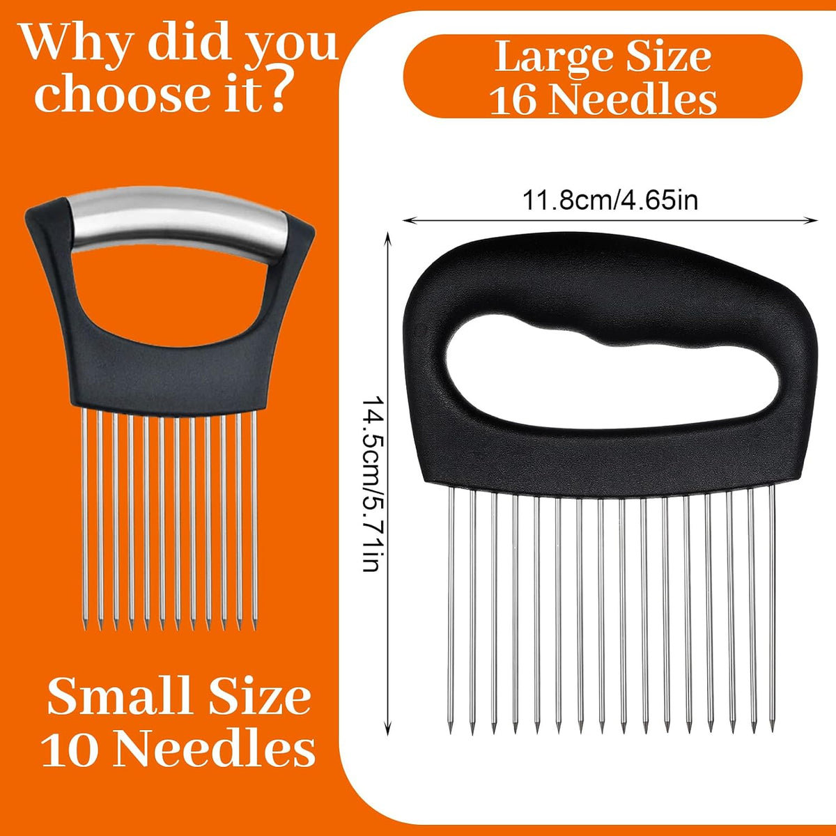 Onion Holder Stainless Steel Onion Slicer