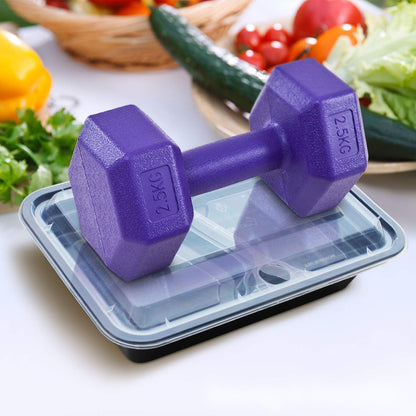 Enther Meal Prep Containers Single Lids Food Storage Bento BPA Free | Stackable | Reusable Lunch Boxes, Microwave/Dishwasher/Freezer Safe Portion Control (28 oz), 12 Pack 1 Compartment