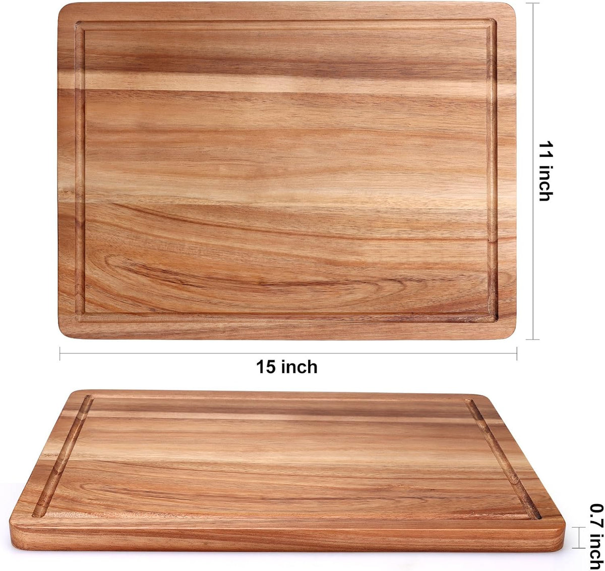 Acacia Wood Cutting Boards for Kitchen Wooden Chopping Board with Handle