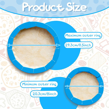 Adjustable Silicone Pie Crust Shield, Reusable for Baking