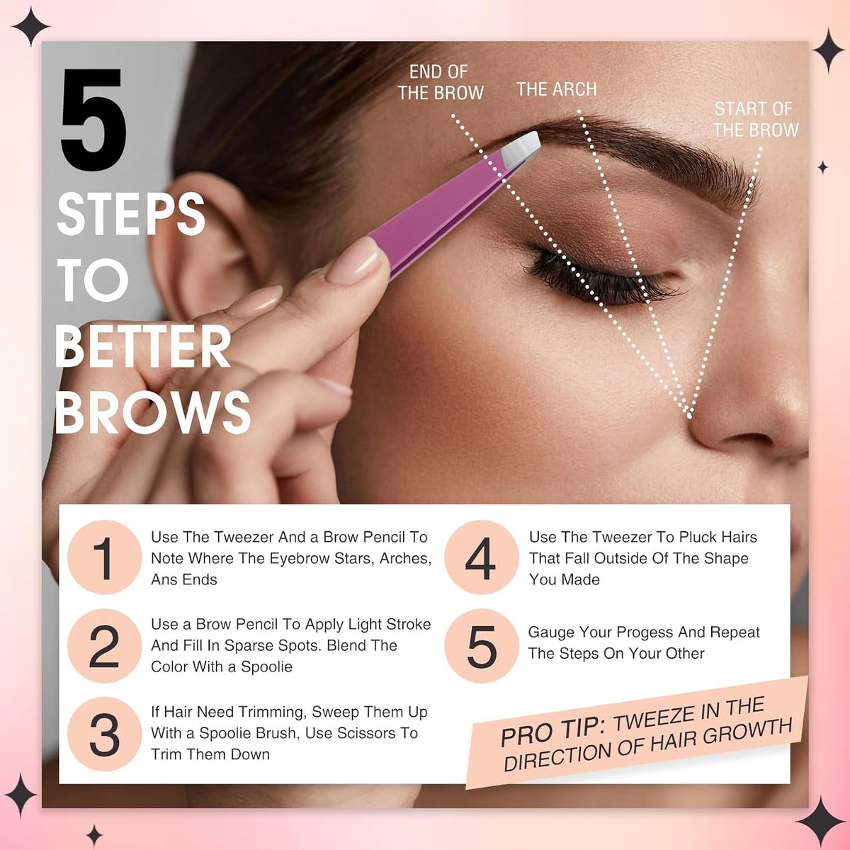 Mudder 12 Pcs Eyebrow Tweezers Set for Facial Hair Stainless Steel Slanted Tip Tweezers in Bulk for Men and Women(Silver)