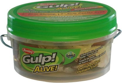 Berkley Gulp! Alive! Shrimp/Peeler Crab Asstmnt,Assorted