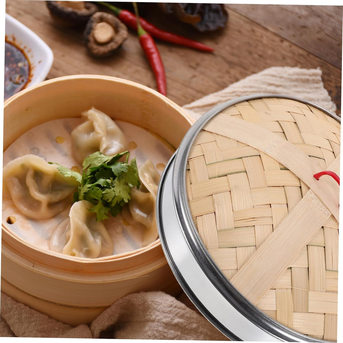 Bamboo Steamer Basket Cover Bamboo Steamer Cover Lid Replacement