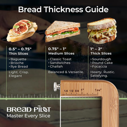 keechee Adjustable Bread Knife for Sourdough and Homemade Loaves