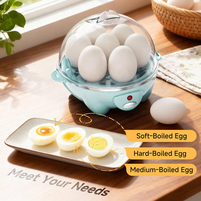 Egg Cooker,Rapid 7 Eggs Boiler with Auto Shut-off-Green