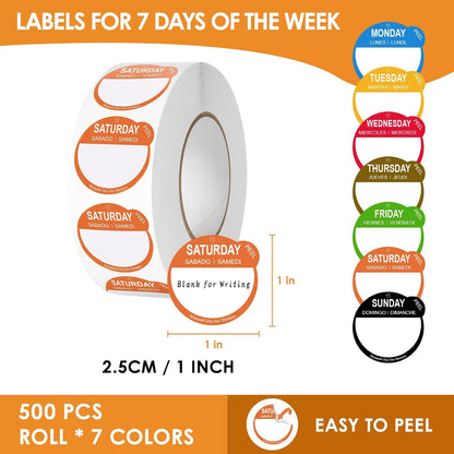 1000 Pcs Removable Freezer Labels for Food Containers 1 x 3, Risepekt Waterproof Food Storage Labels for Containers, Oil Resistant No-Residue Easy Clean for Kitchen Restaurants Grocery Stores Markets
