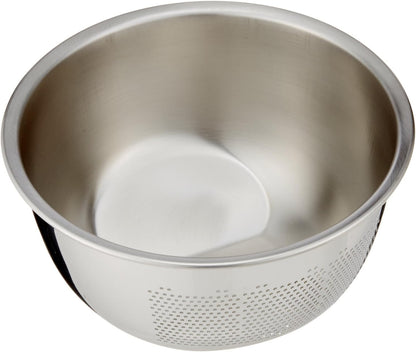 Fujii Kamono Seisakusho Bowl, 3-way Colander Bowl, 9.3 inches (23.5 cm), Made in Japan