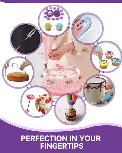 Boyun 138 Cake Decorating Kit, Baking Supplies Tools for Beginners & Pros