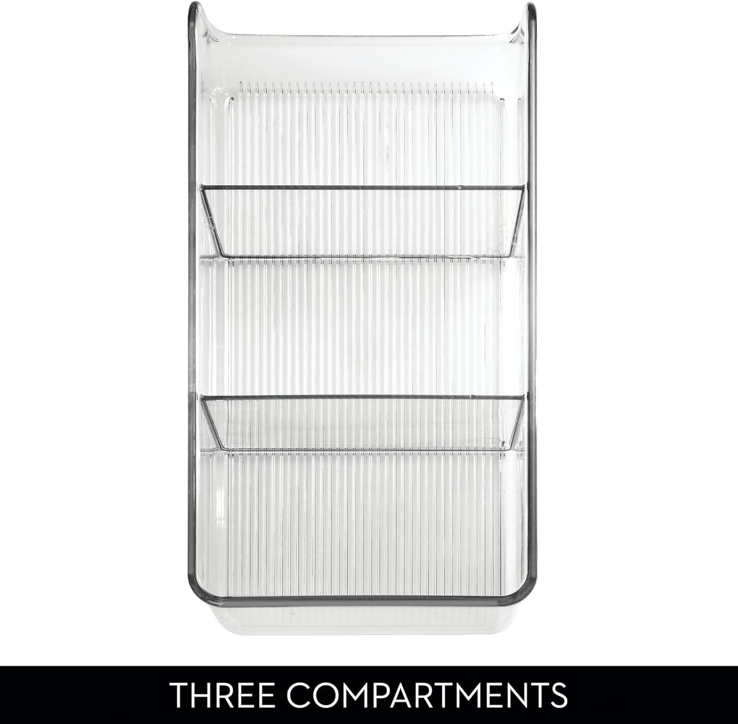 InterDesign Linus Kitchen, Pantry, Refrigerator, Freezer Storage Container, Clear
