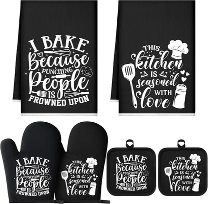 Sratte 6 Pcs Farmhouse Kitchen Decor Accessories Set