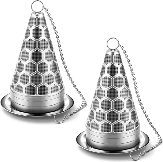 Tea Infuser for Loose Leaf Tea 304 Stainless Steel Cone Tea Strainer