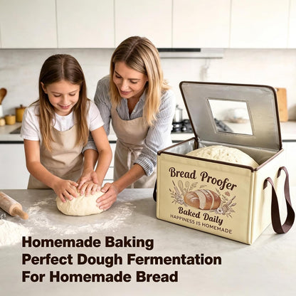 Folding Bread Proofing Box, 3-Sided Heating Dough Proofer for Home Baking