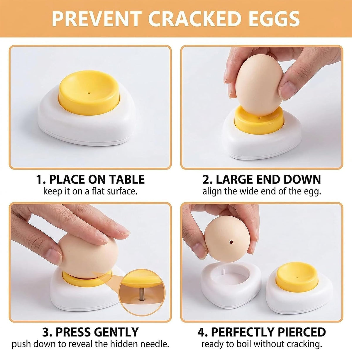 Egg Steamer Rack And Egg Piercer