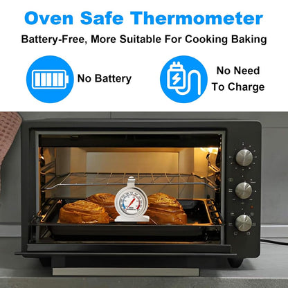 12 Pcs Oven Thermometer for Gas Oven 100-600°F with 431 Stainless Steel