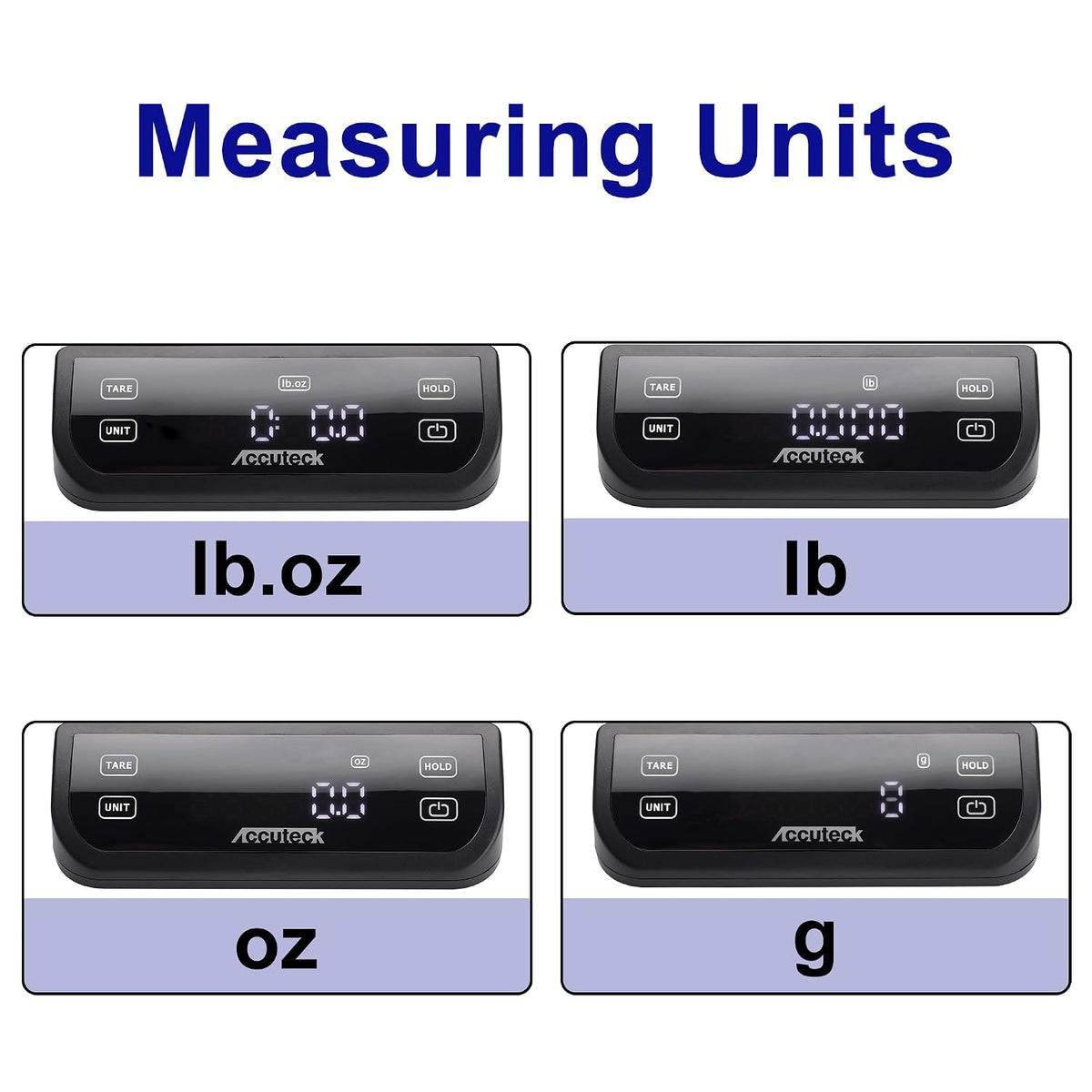 Accuteck 8250 High Accuracy Digital Shipping Scale and Postal Scale, 0.1oz Precision, 50Lb