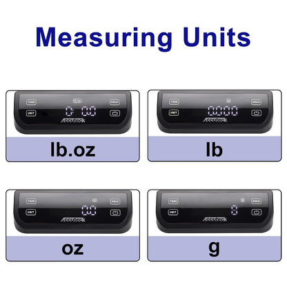 Accuteck 8250 High Accuracy Digital Shipping Scale and Postal Scale, 0.1oz Precision, 50Lb