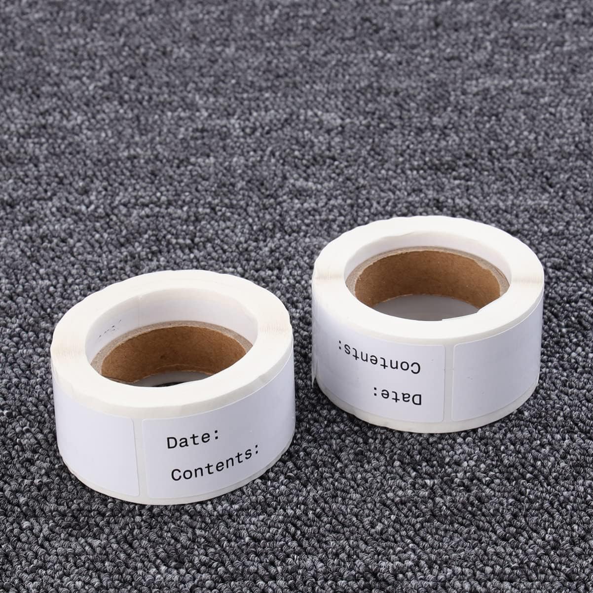 SHOWERORO 2rolls Kitchen Food Date Stickers DIY Classified Paste Labels for Easy Identification Eco-Friendly Adhesive for Organizing Pantry and Fridge