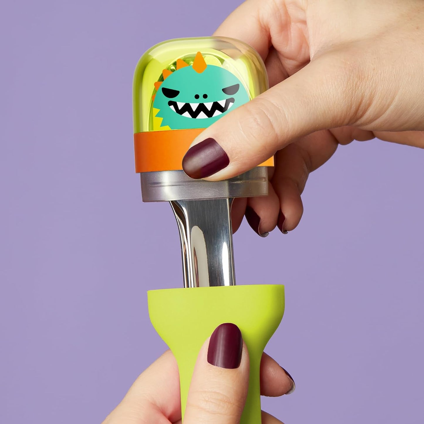 ZOKU Kids Pocket Utensil Set, Kitty - Stainless Steel Fork, Knife, and Spoon in Case - Portable Design for Travel, School, Picnics, Camping and Outdoor Home Use