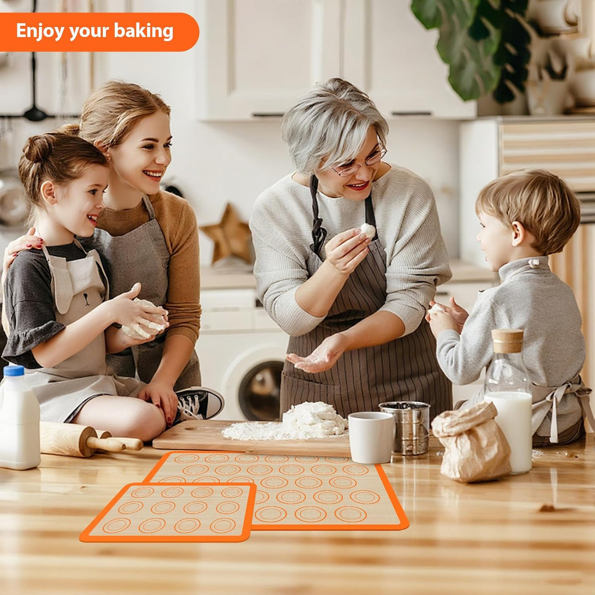 Silicone Baking Mat, Nonstick & Reusable