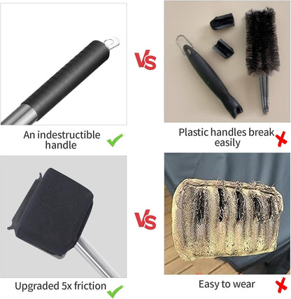 XUDAKAIXIN Bristle-Free Steam Grill Brush,No Bristle Shedding— Ultra Safe & Efficient BBQ Grill Cleaner for Outdoor Grill, for Men, Dad, or Any Grill Lover﻿
