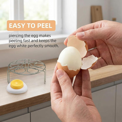 Egg Steamer Rack And Egg Piercer