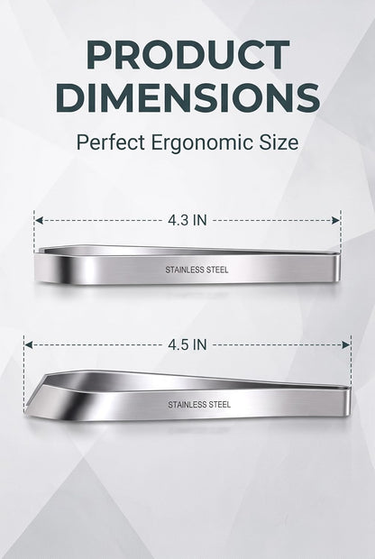 Kitchen Fish Bone Tweezers with Flat and Slant Tips for Salmon