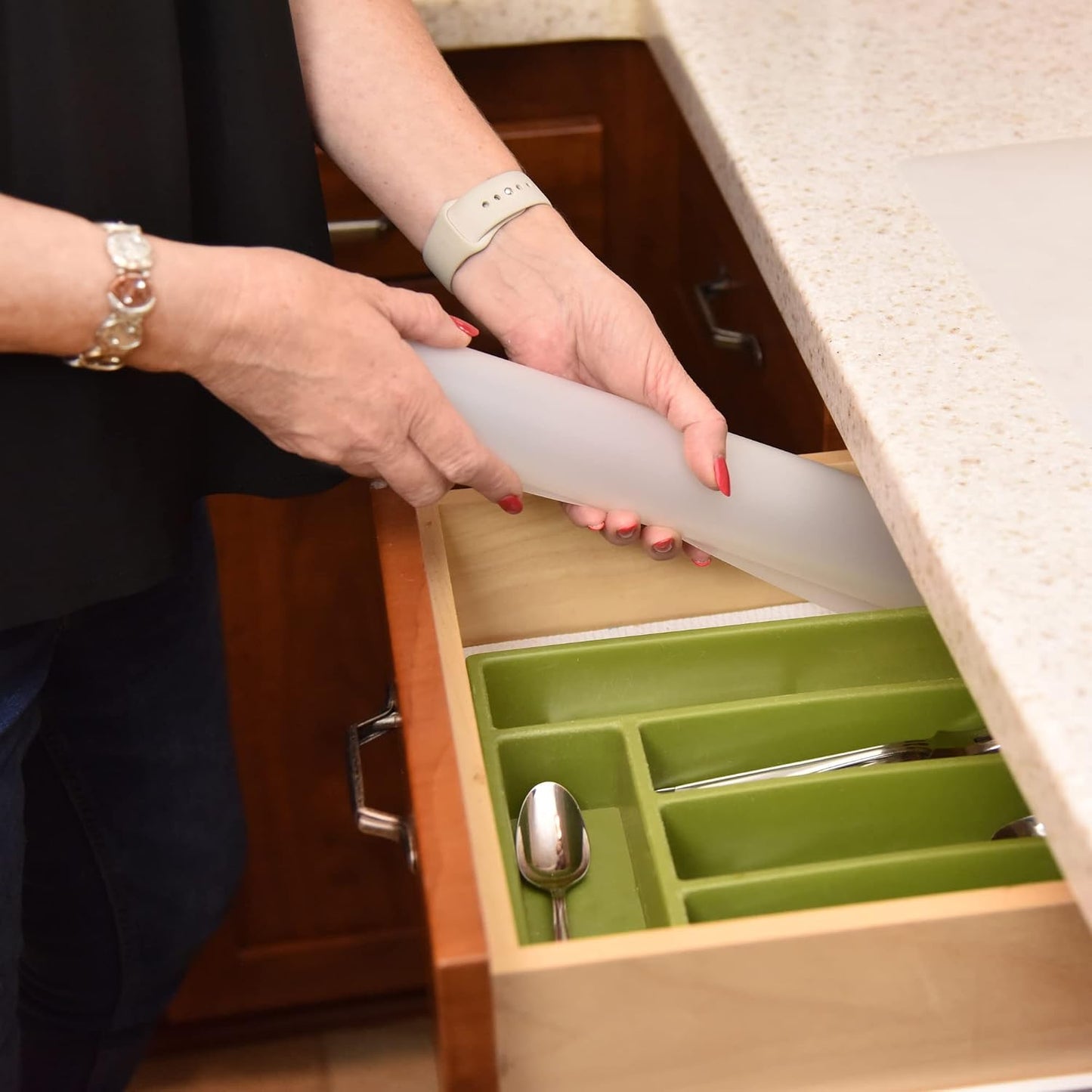 Kitchen Cutting Board | Flexible Chopping Mats | Food Safety | Hanging Hole for Easy Drying | 12x15” Size | Set of 2