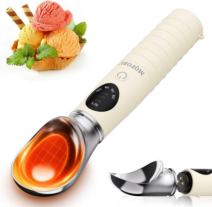 Heated Ice Cream Scoop with Removable Head – Dishwasher Safe