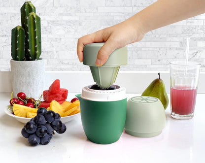 Lechin Hand Juicer, Lemon Squeezer, Two Squeezing Options, Yellow