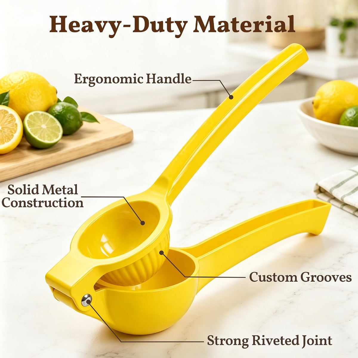 Lemon Squeezer, Easy-Press, Manual Juicer for Limes, Citrus