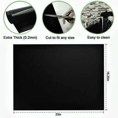 3 Pack Non-Stick Heavy Duty Oven Liners Set for Bottom of Electric Oven by Grill Magic - Thick, Heat Resistant Fiberglass Mat - Easy to Clean, Reduce Spills, Stuck Foods & Clean Up - BPA Free