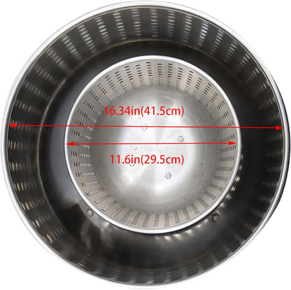 Commercial 110V Electric Salad Spinner Stainless Steel Electric Salad Spin Dryer for Vegetables Fruits Soy Milk Large Capacity for Carteens & Restaurant 0.75KW