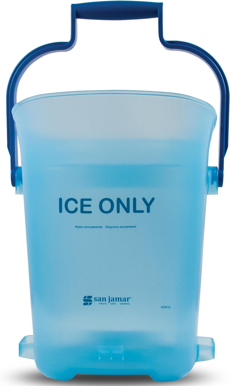 San Jamar Ice Tote, Blue, 16" H, 13-1/4"D, Plastic SILD6000-1 Each