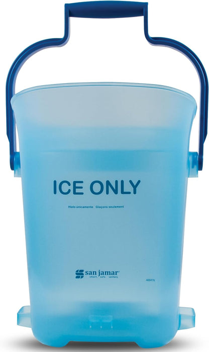 San Jamar Ice Tote, Blue, 16" H, 13-1/4"D, Plastic SILD6000-1 Each