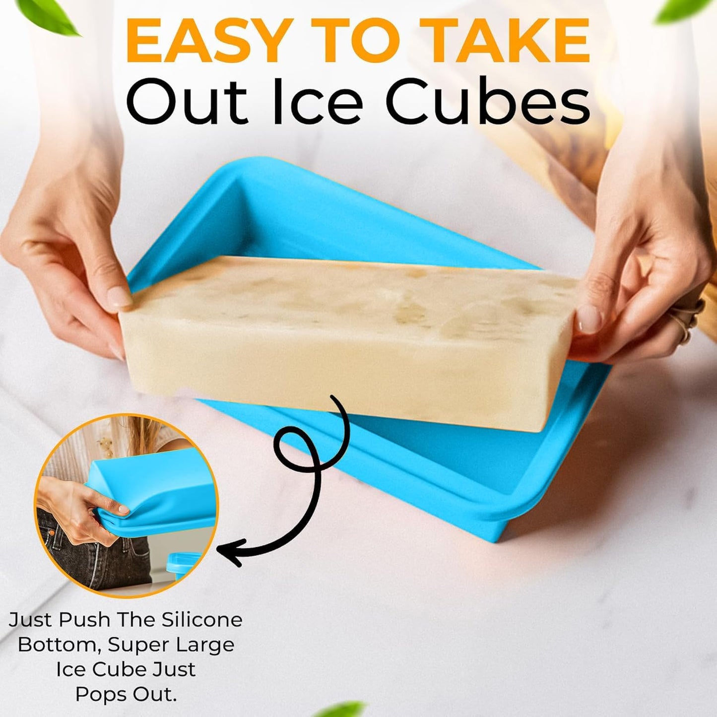 (2 Pack) Large Silicone Freezer Containers For Soup, Pasta Sauce, Leftovers, Broth & More - 6 Cup Reusable BPA Free Non Plastic Food Storage Freezing Ice Trays With Lids & Measurement Lines