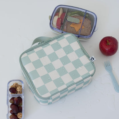 Tiny Twinkle Insulated Lunch Box for Girls and Boys | Durable and Reusable for School & Travel | Ages 3 and Up | Waterproof and Easy to Clean | PFAs and BPA Free（Boho Rainbow）